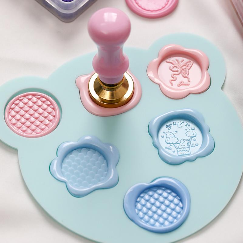 Wax Seal Stamp Set - Wax Seal Stamp Silicone Mold Pad