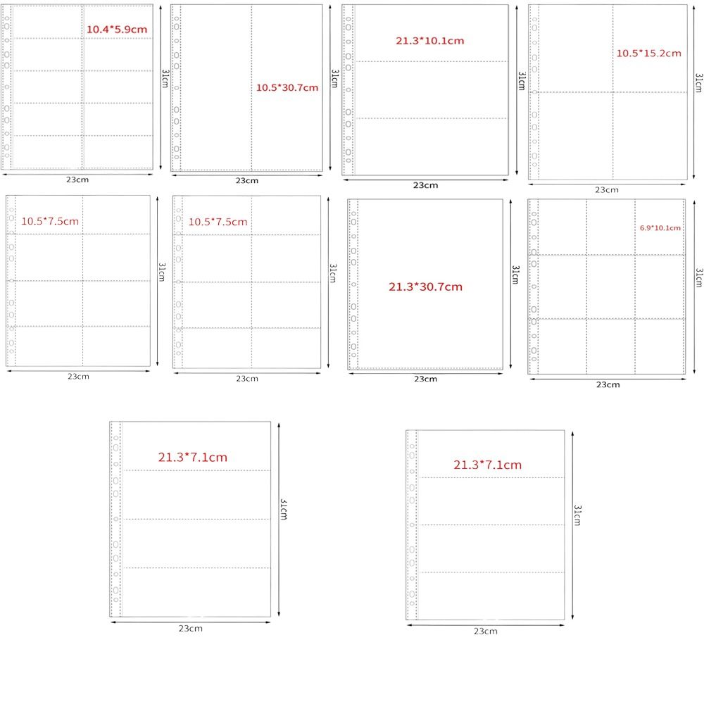 Card Index Box - Card Sleeve Multiple Pockets A4 Kpop