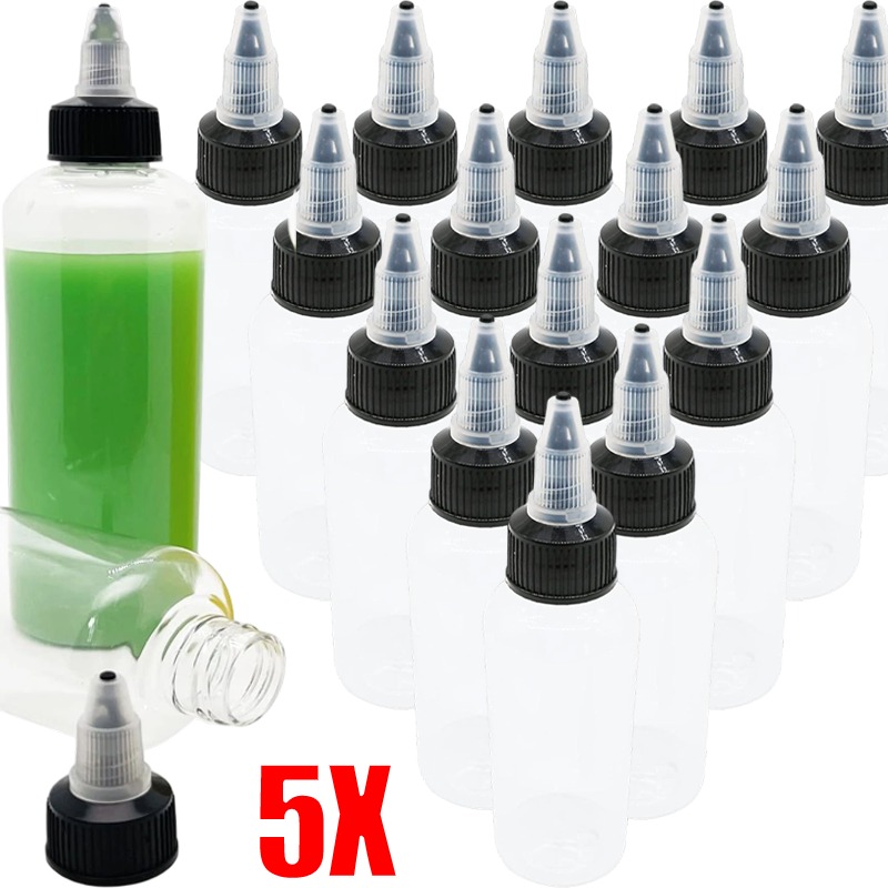 1/5pcs 30-250ml Clear Plastic  - Fountain Pen Bottled Ink ulasan dan harga
