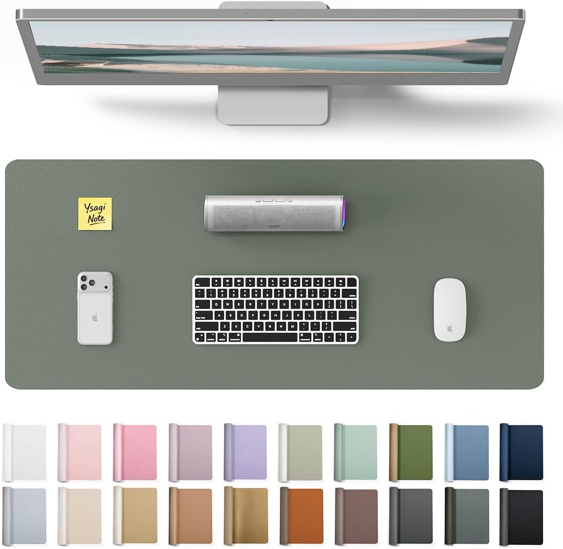 Leather Desk Pad Protector, La - Leather Desk Pad ulasan dan harga
