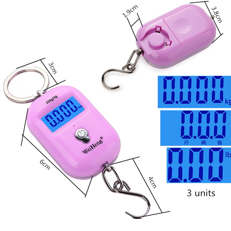 25kg/5g Mini Hook Scale Digita - Tape Dispenser Weighted ulasan dan harga