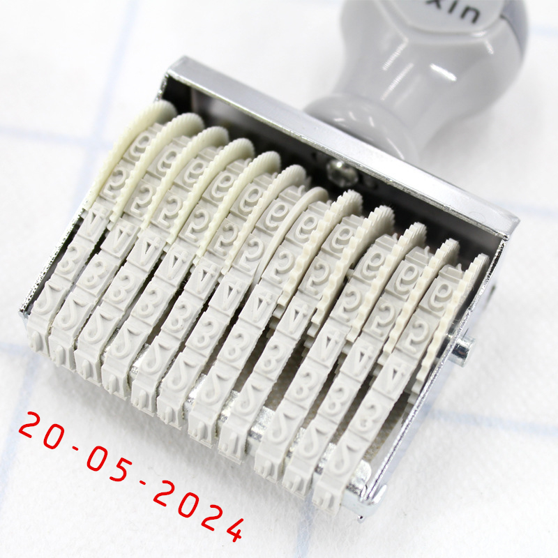 Portable 8/10 Digits Number St - Rubber Date Stamp ulasan dan harga