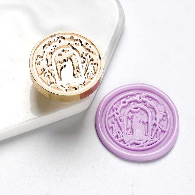Star Sky Lotus Rose Pattern Wa - Wax Seal Stamp Set ulasan dan harga