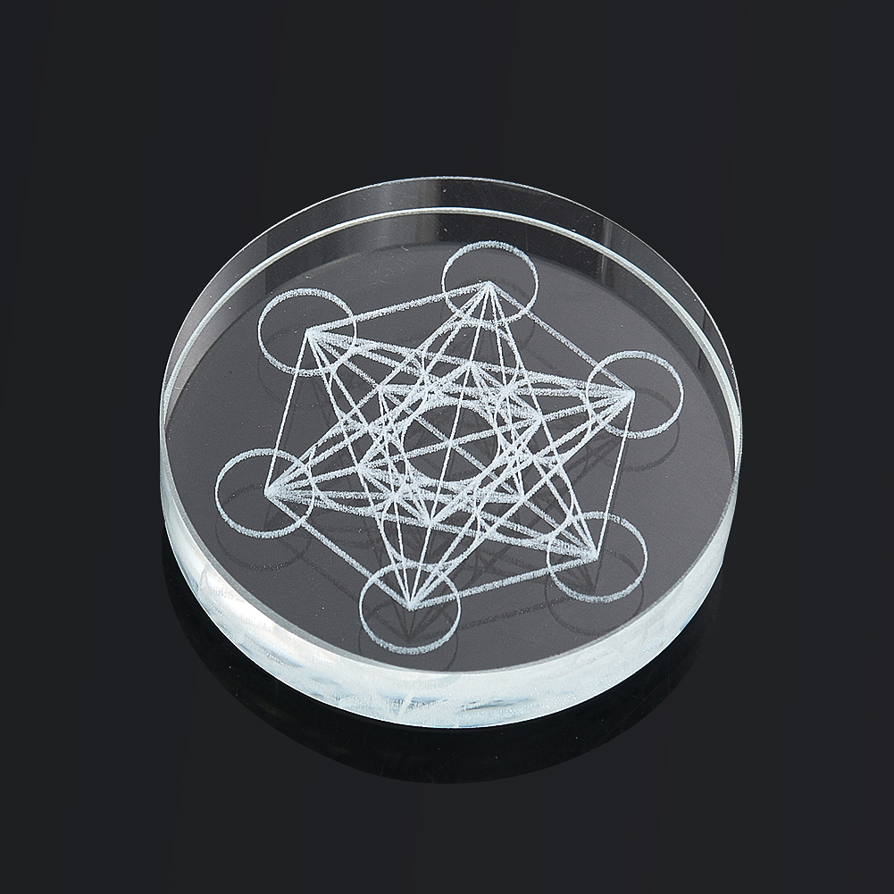 Metatron Cube Crystal Display  - Paper Weight Crystal ulasan dan harga