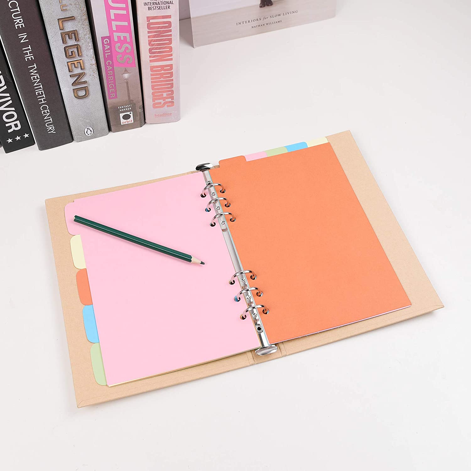A5/A6/A7/B5/A4 Paper Divider I - Tab Divider A4 ulasan dan harga