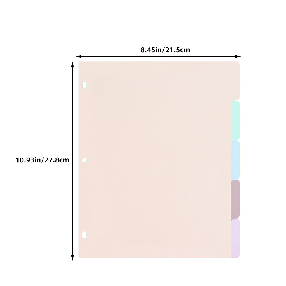 1Set Binder Dividers A4 Froste - Tab Divider A4 ulasan dan harga