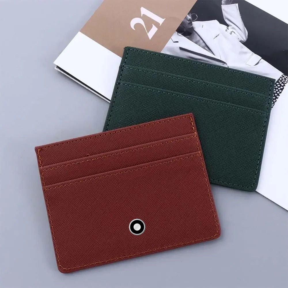 Minimalist Women Men Leather S - Index Card Holder ulasan dan harga