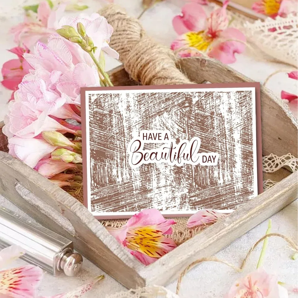 1pc Stain Background Clear Sta - Rubber Date Stamp ulasan dan harga