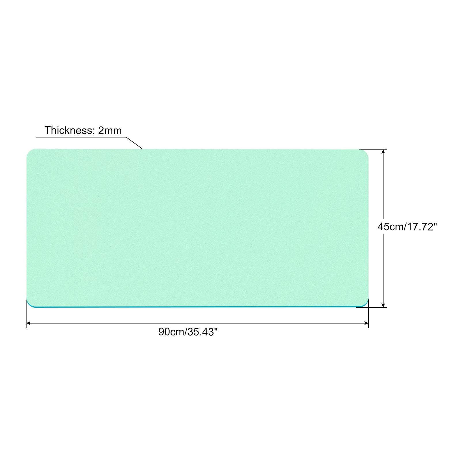 Office Desk Mat Protector PU L - Leather Desk Pad ulasan dan harga