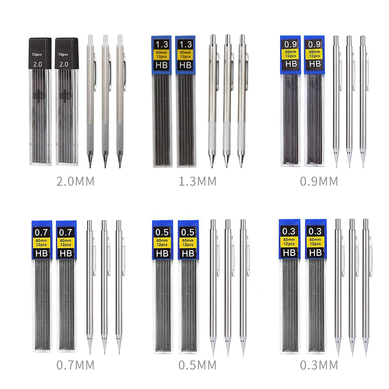 Full Metal Mechanical Pencil S - Mechanical Pencil 0.3 ulasan dan harga