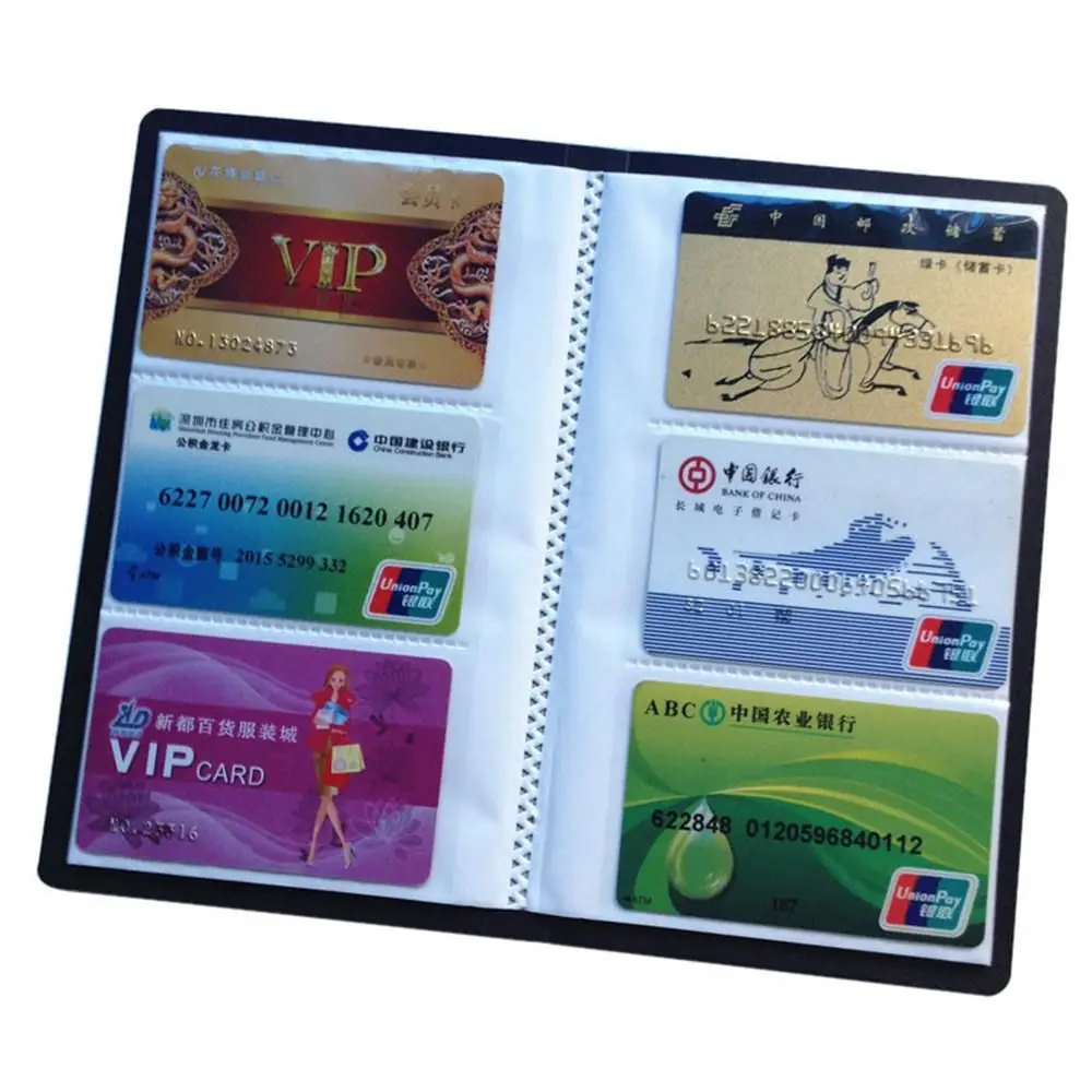 40/120/180/240/300 Cards ID Cr - Index Card Holder ulasan dan harga