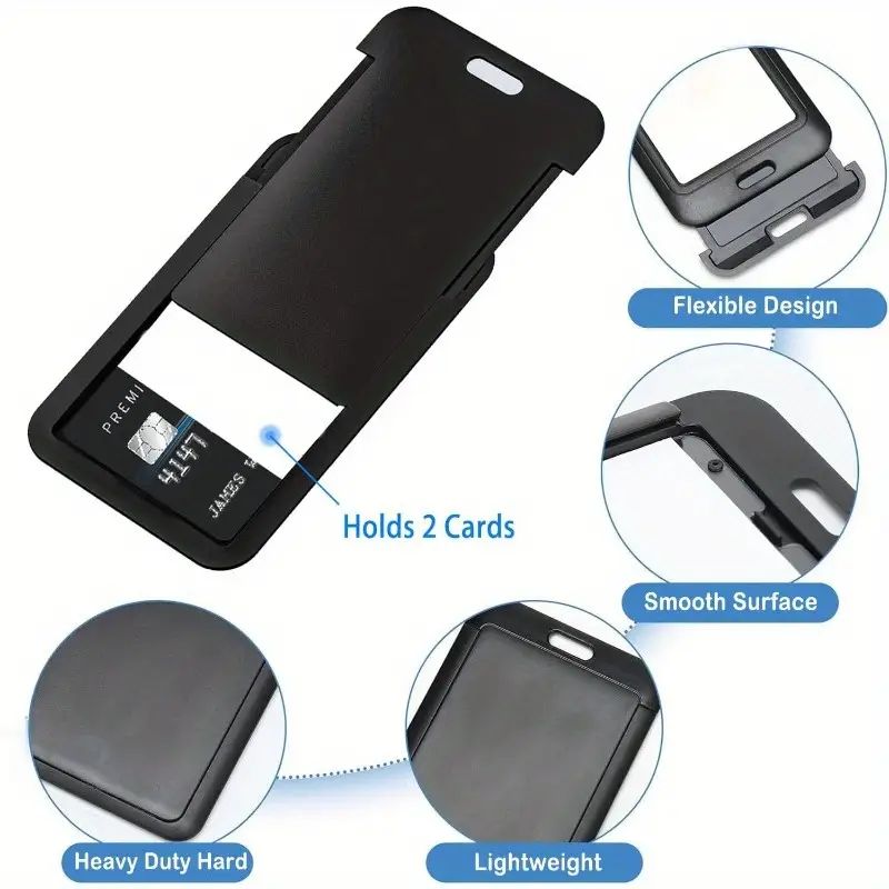 3 pieces heavy duty sliding ID - Index Card Holder ulasan dan harga