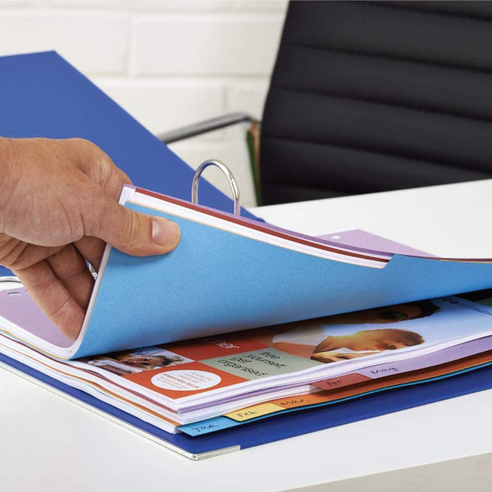 12Pcs A4 Index Dividers 11 Hol - Tab Divider A4 ulasan dan harga