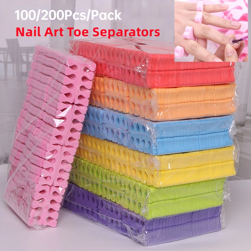 100,200pcs/Pack Nail Art Toe S - Gel Refill Pack ulasan dan harga