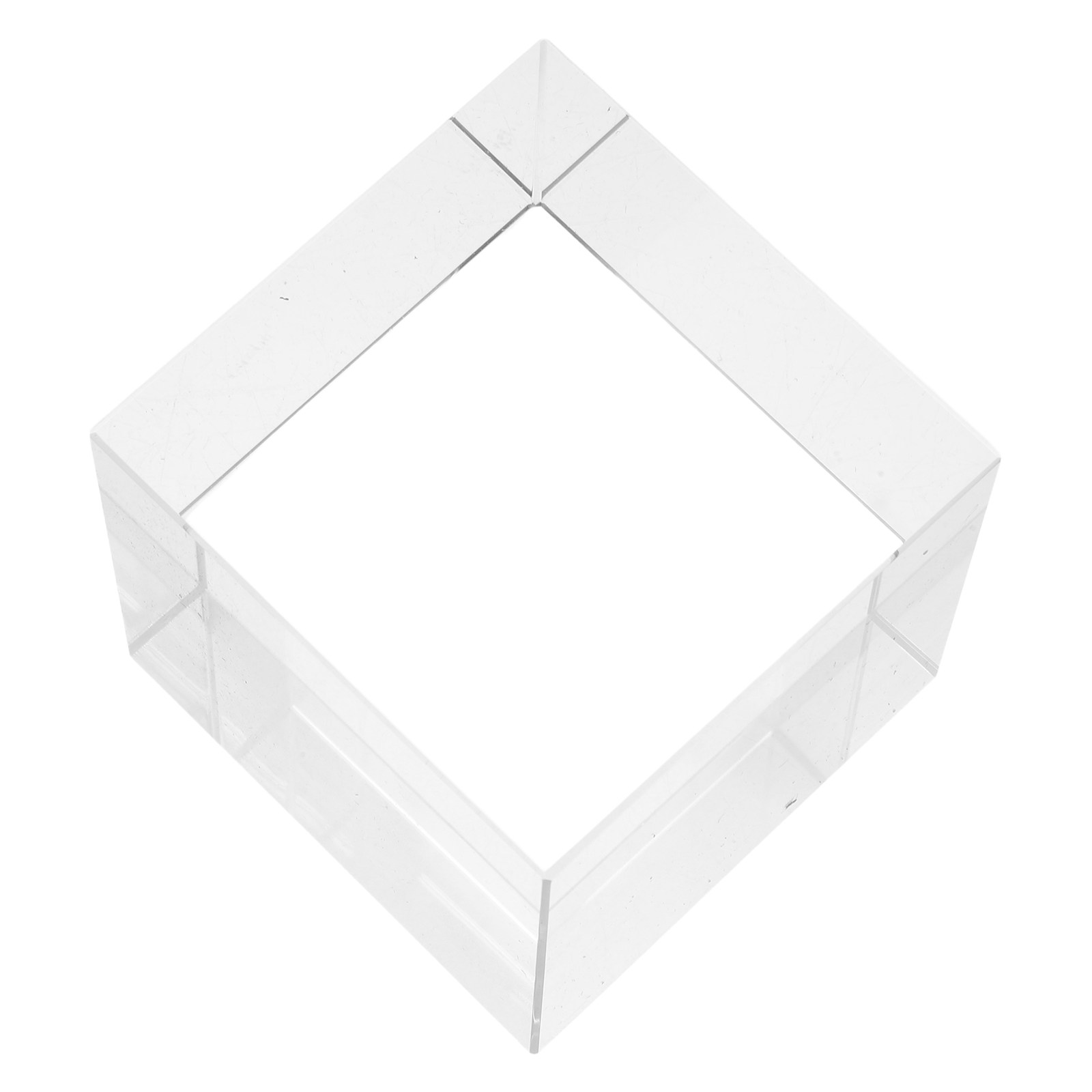 Clear Square Crystal Paperweig - Book Weight Glass ulasan dan harga