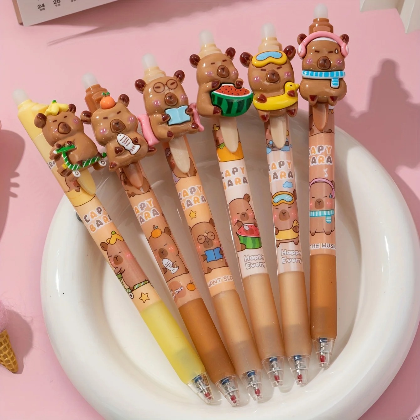 Cute Capybara Erasable Pens, 0 - Correction Pen Fine ulasan dan harga