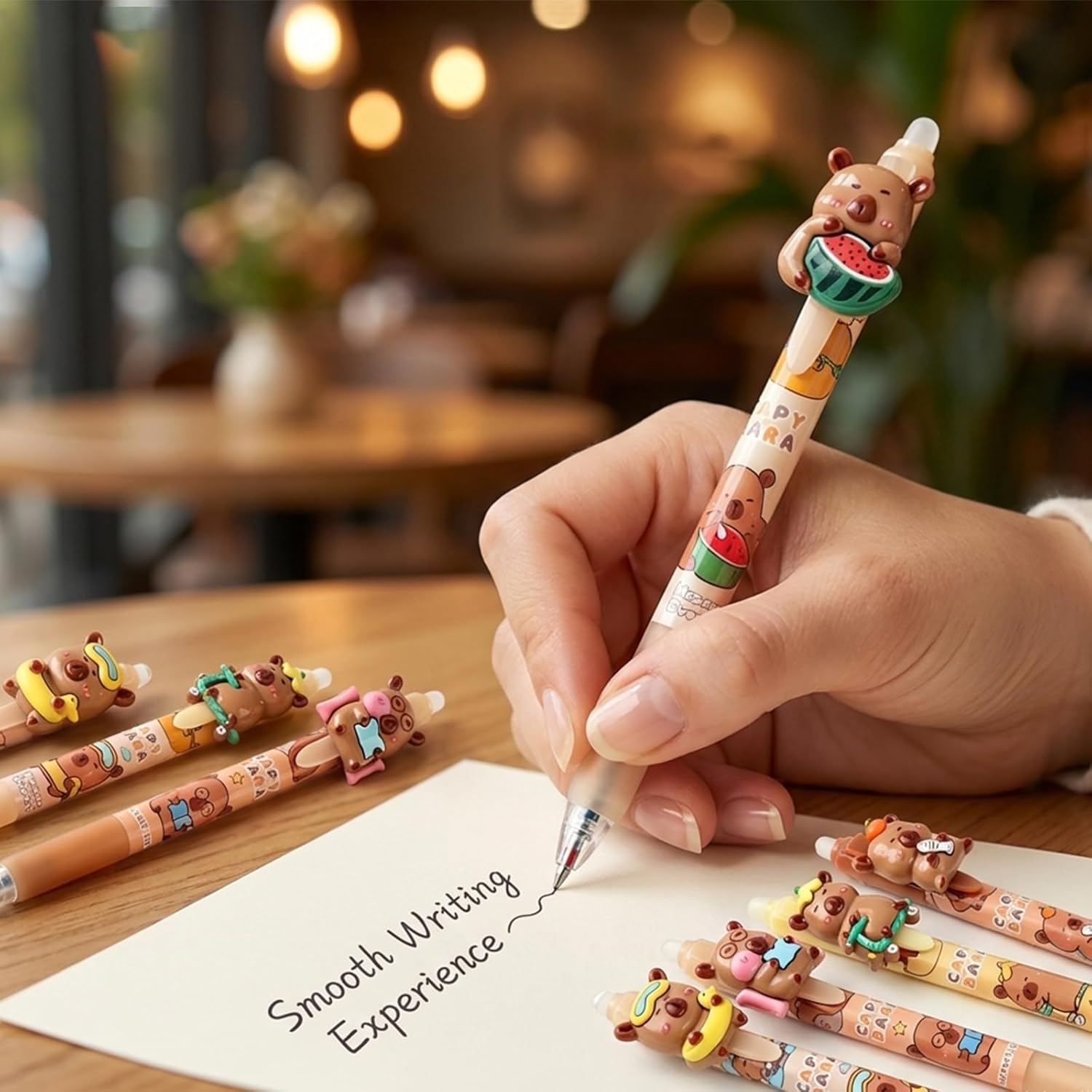 Cute Capybara Erasable Pens, 0 - Correction Pen Fine ulasan dan harga