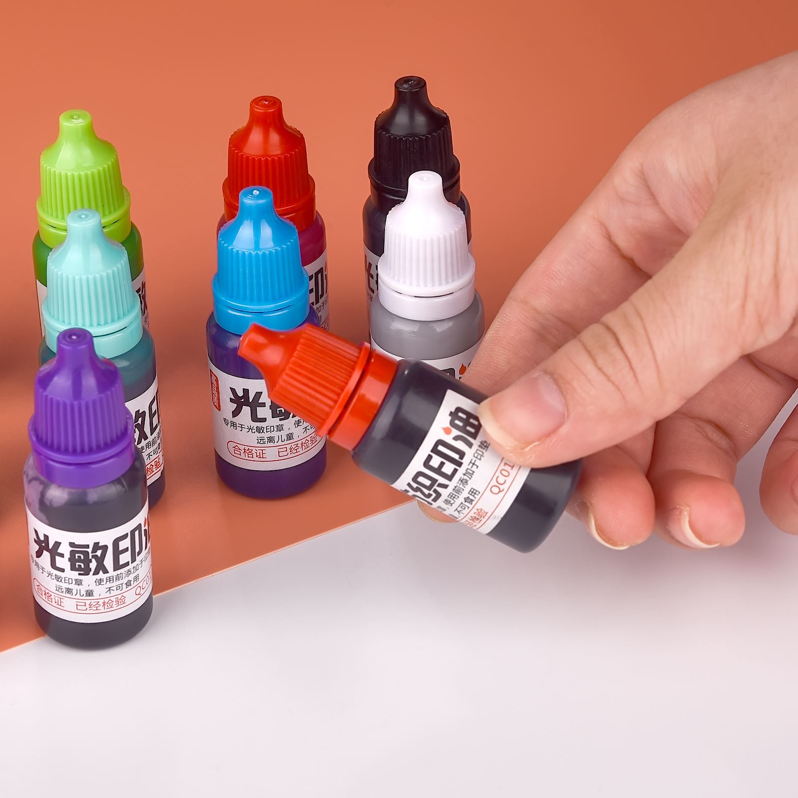 10ml Refill Ink 13 Color Rubbe - Rubber Date Stamp ulasan dan harga
