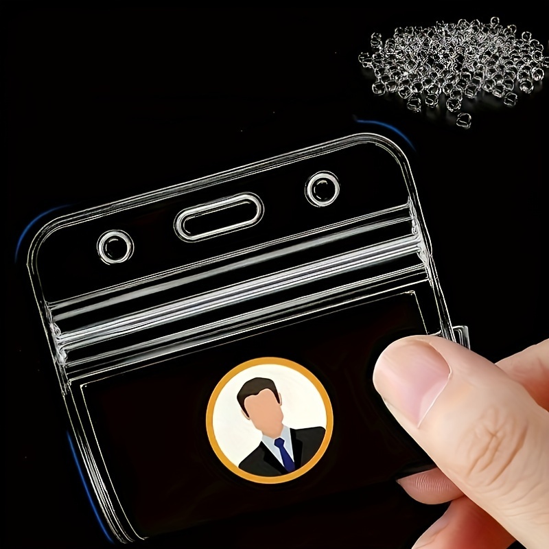 transparent waterproof name ba - Index Card Holder ulasan dan harga